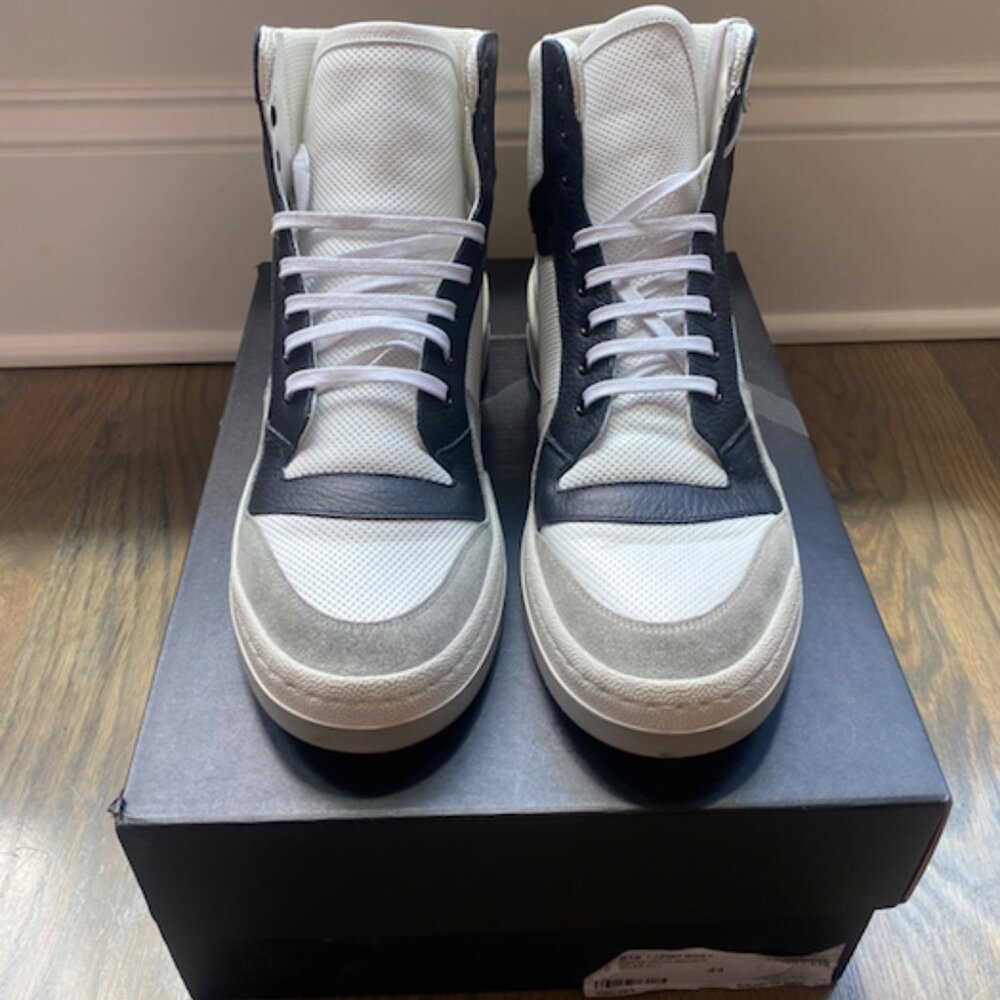 Saint Laurent Panelled high-top sneakers - Picture 6 of 6